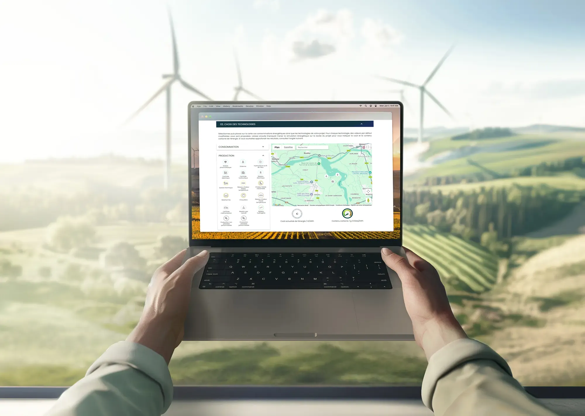 Capture du projet Enersquid (Naldeo)