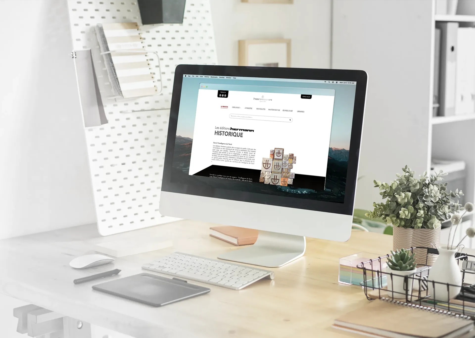 Capture du projet Éditions Hermann