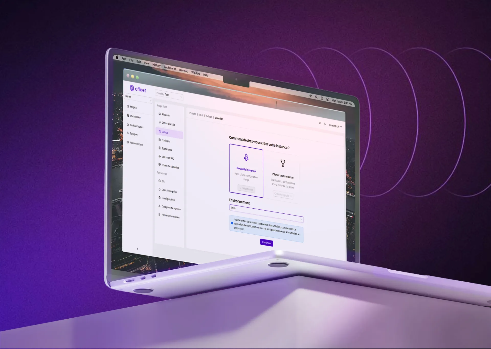 Plateforme PaaS pour l'hébergement d'ERP Odoo
